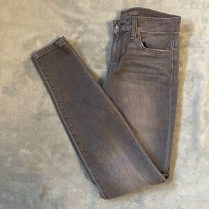 Joe's Jeans Freda Skinny Ankle Jeans Gray Faded Stretch Women's Size 24